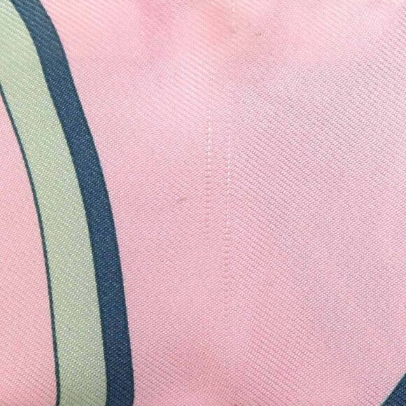 Auth HERMES Twilly Ribbon Scarf Pink/Multicolor Silk - Picture 6 of 12